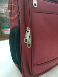 phần khóa kéo của mẫu ba lô 34