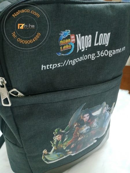 logo và hình ảnh trên mãu ba lô đẹp ngọa long game