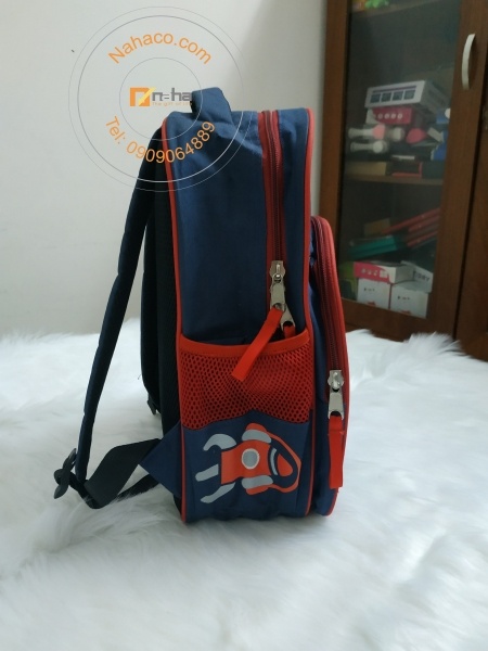 miêu tả mặt bên của mẫu ba lô trẻ em 06