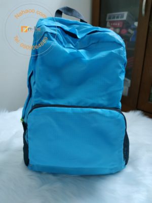 miêu tả mặt trước mẫu ba lô xếp gọn 01
