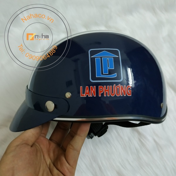 mặt bên của mẫu nón bảo hiểm 037