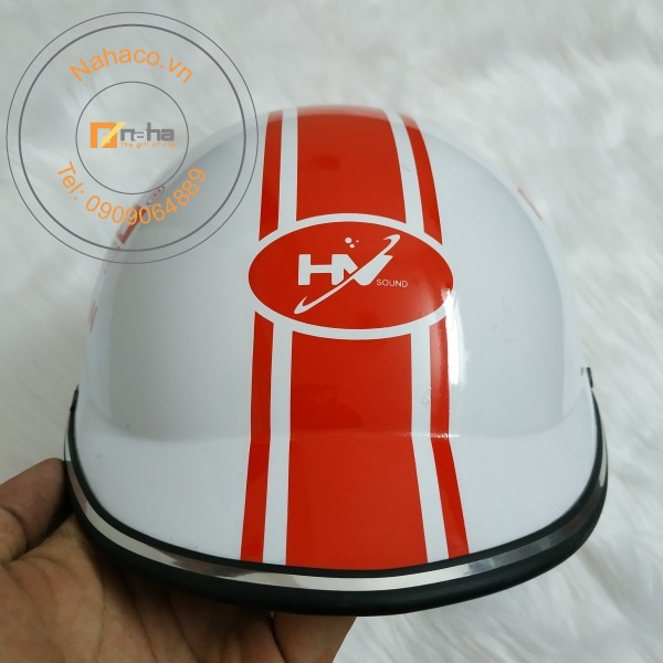 mặt trước của mẫu nón bảo hiểm 038