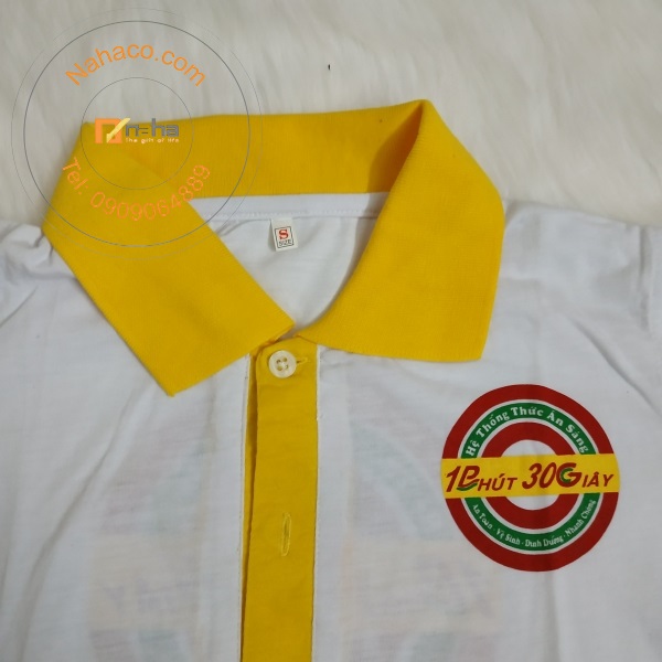 cổ áo của mẫu áo thun 60