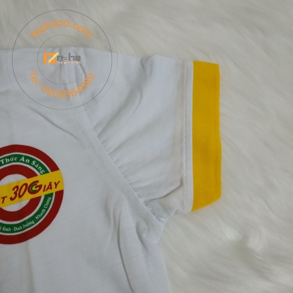 tay áo của mẫu áo thun 60