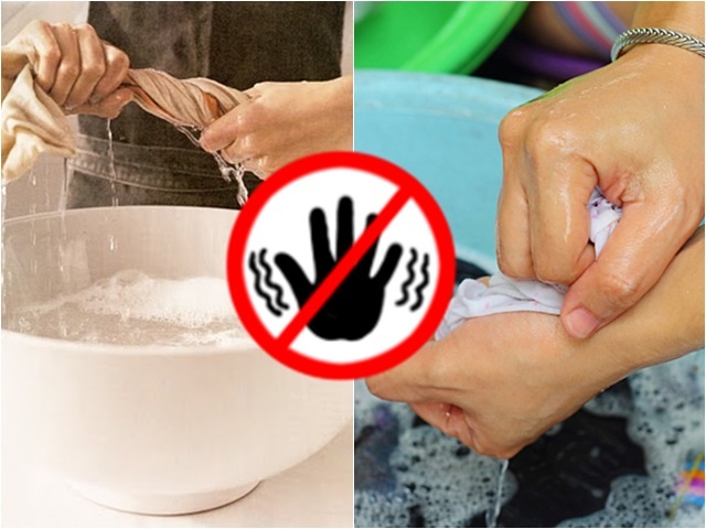 Không nên vắt áo khoác gió quá mạnh tay